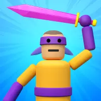 Ragdoll Ninja: นินจาเกมต่อสู้ on IndiaGameApk