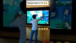 Playing free fire in tv ☺️🥺 || free fire gameplay in tv ☺️🥺#ffshorts #freefire #javastarff screenshot 5