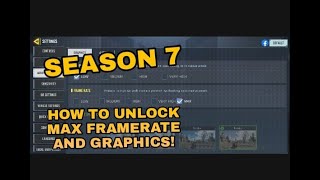 CODM SEASON 7|HOW TO UNLOCK MAX FRAMERATE AND GRAPHICS|TUTORIAL screenshot 5