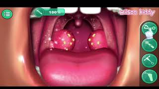 Pak Anto Sakit Amandel | Game Dokter Dokteran | Game Wilson Kiddy screenshot 2
