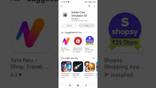 how to download indian car simulator 3d | how to install indian car simulator 3d in play store | screenshot 3