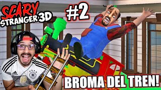 BROMA CON EL TREN DEL VECINO MALVADO | Scary Stranger 3D Capitulo 2 | Juegos Luky screenshot 4