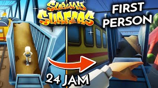 Remake Game SUBWAY SURFERS Jadi First Person Dalam 24 JAM! | TANTANGAN SUBWAY SURFERS screenshot 1