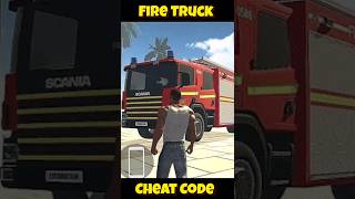 Fire Truck Cheat Code in Indian Bike Driving 3d #shorts #indianbikedriving3d screenshot 3