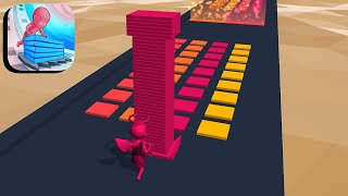Stack Colors ​​- All Levels Gameplay Android,ios (Levels 183-190) screenshot 2