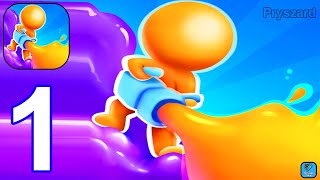 Dye Hard - Gameplay Walkthrough Part 1 Multiplayer Map Paint Battle Defense (iOS, Android Gameplay) screenshot 1