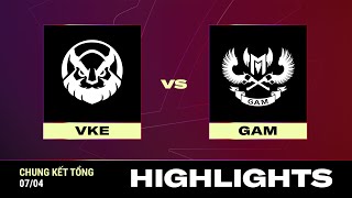 HIGHLIGHT | VKE vs GAM | VCS 2024 MÙA XUÂN - Chung Kết Tổng | 07.04.2024 screenshot 5