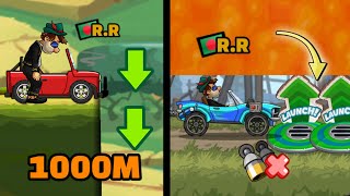 PARKOUR TO 1000M DOWN MAP 🤔 10 EASY to HARD Challenges | Hill Climb Racing 2 screenshot 3