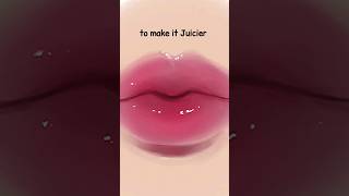 JUICY lips tutorial on ibisPaintx👄 #shorts #ibispaintx screenshot 1