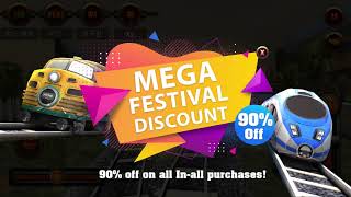 Train Racing 3D 2 player - festive Sale starts screenshot 4