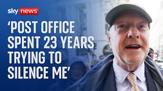 Alan Bates tells inquiry the Post Office lied for '23 years to discredit and silence me' screenshot 4