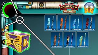Box only Gives Animated Cues 🙀 8 ball pool Chalk Fu Knockout Rank 1 screenshot 3