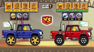 MAX PARTS vs MAX VEHICLE ?? - ヒル クライム レーシング 2 ゲームプレイのウォークスルー screenshot 3