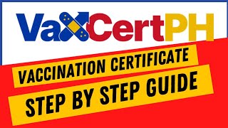 VaxCertPH Tutorial: DOWNLOAD VACCINATION CERTIFICATE PHILIPPINES (DOH) screenshot 2