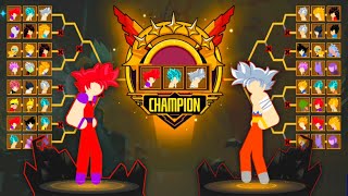 Stickman Dragon Fight - Super Stick Warriors - 3vs3 COMU SSJ GOD  - COMU SSJ BLUE - COMU ULTRA screenshot 4