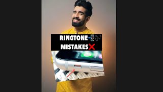 RINGTONE📲🎶 MISTAKES❌ #Shorts screenshot 2
