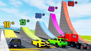 Which Ramp gives Longest Jump? - Beamng drive screenshot 2