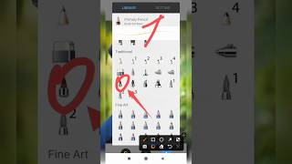 Autodesk Sketchbook Face Smooth Editing tutorial #short #youtubeshorts #vairalshort #sketchbook screenshot 2