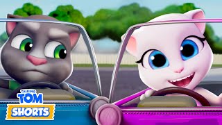 Tom's Cool Rides! 🚗🚤✈️ Talking Tom Shorts | Fun Cartoon Collection screenshot 5