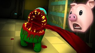 IMPOSTOR HIDE.. SCARIEST AMONG US GAME EVER screenshot 3