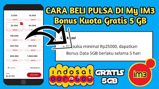 Cara Beli Pulsa di Aplikasi Myim3 || Dapat bonus Kuota 5 GB Terbaru 2024 screenshot 1