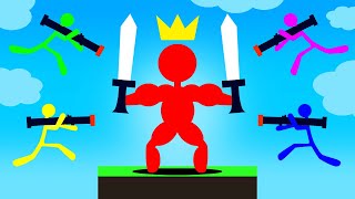 Cheating VS My Friends (Stick Fight) screenshot 3