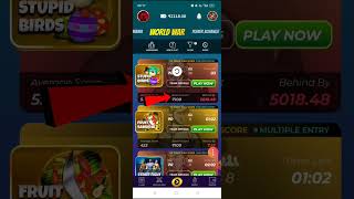 🤑₹100 To ₹617 | Winzo World War Trick | Winzo App Se Paise Kaise Kamaye | #winzogoldtrick #winzoapp screenshot 1