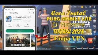 CARA INSTAL GAME PUBG MOBILE LITE DI PLAYSTORE 2023 screenshot 1