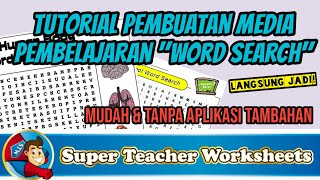 Tutorial Cara Membuat Media Pembelajaran Word Search Game Tanpa Menggunakan Aplikasi  Tambahan screenshot 1
