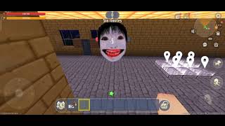 Mini world block art playing maps horror 🤫1/3 Halloween event 🎃 screenshot 1