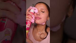 Nadina Ioana ASMR Face Cleanse With Bubbly Cleanser 🫧 #shorts screenshot 4