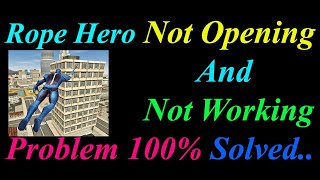 How to Fix Rope Hero App  Not Opening  / Loading / Not Working Problem in Android Phone screenshot 2