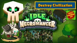RAISE the UNDEAD in Idle Necromancer, beginner tips and tricks, guide, game review, gameplay screenshot 2