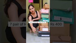 part 1❤️ 7 pair of Heels Rs starting Rs 250 MEESHO #viralvideos #viral #trend #trending #trending14 screenshot 4