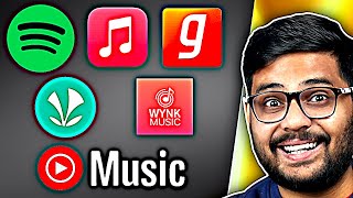 Spotify vs Apple Music vs JioSaavn vs Gaana -  Who is 1st? screenshot 1