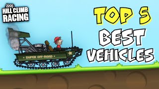 TOP 5 BEST VEHICLES - Hill Climb Racing screenshot 4