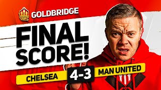 GUTTED! CHELSEA 4-3 MANCHESTER UNITED! GOLDBRIDGE Reaction screenshot 1