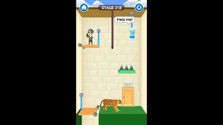 Rescue Cut - Rope Puzzle - Stage 318 screenshot 1