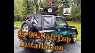 Soft Top Installation 95-98 Geo Tracker Suzuki Sidekick @Hwy83SUZUKI screenshot 3