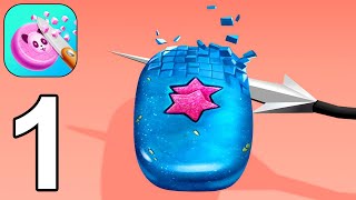 Soap Cutting - Satisfying ASMR - Gameplay Walkthrough Part 1 All Levels 1-7 (iOS, Android) screenshot 2
