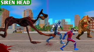 rope Hero vice town siren head kill lava God|lucky engineer screenshot 5